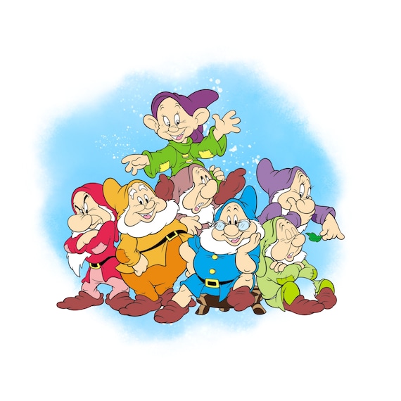 Snow White and Seven Dwarfs Png Clipart, Seven Dwarfs