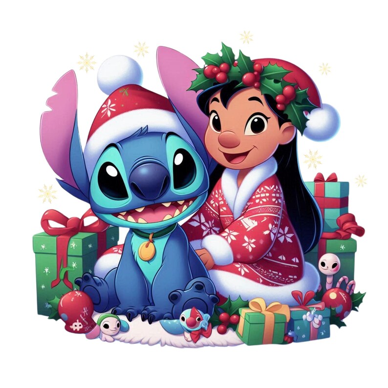 Lilo y stitch navidad, lilo y stitch png clipart, lilo png, lindo ...