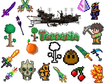 Terraria Bosses All Current Perler Bead Map Sprites Pixel Art -   Portugal