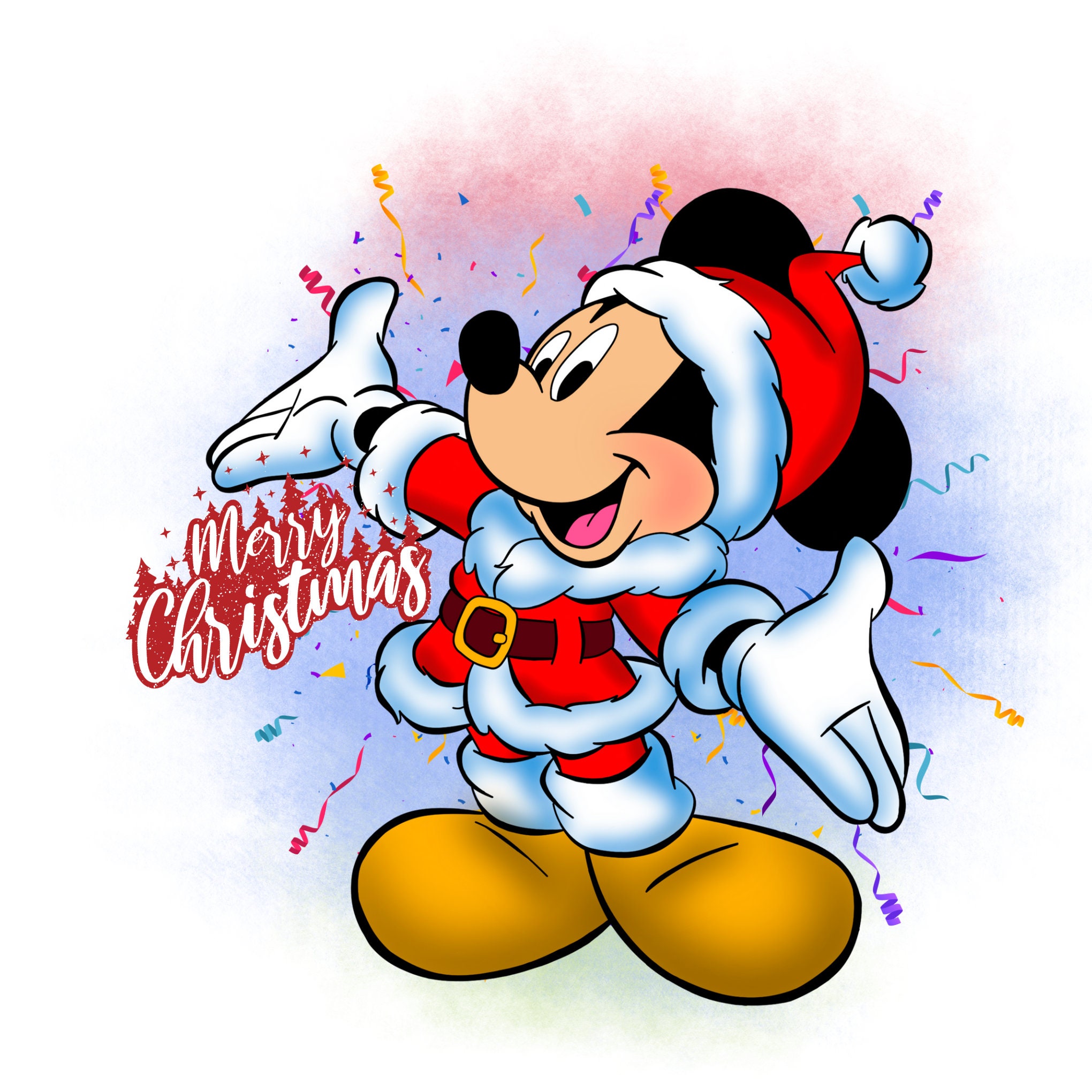 Mickey Mouse Watercolour Background, Mickey Mouse Png Clipart, Mickey