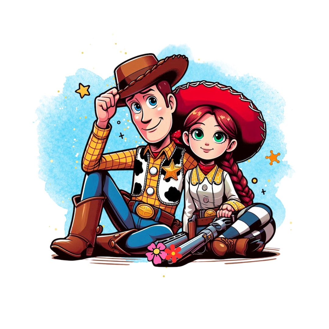 Sheriff Woody and Jessie Png Clipart, Toy Story Characters, Sheriff ...