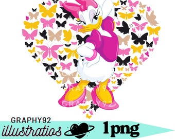 デイジーダックの誕生日、デイジーダックのPNGクリップアート