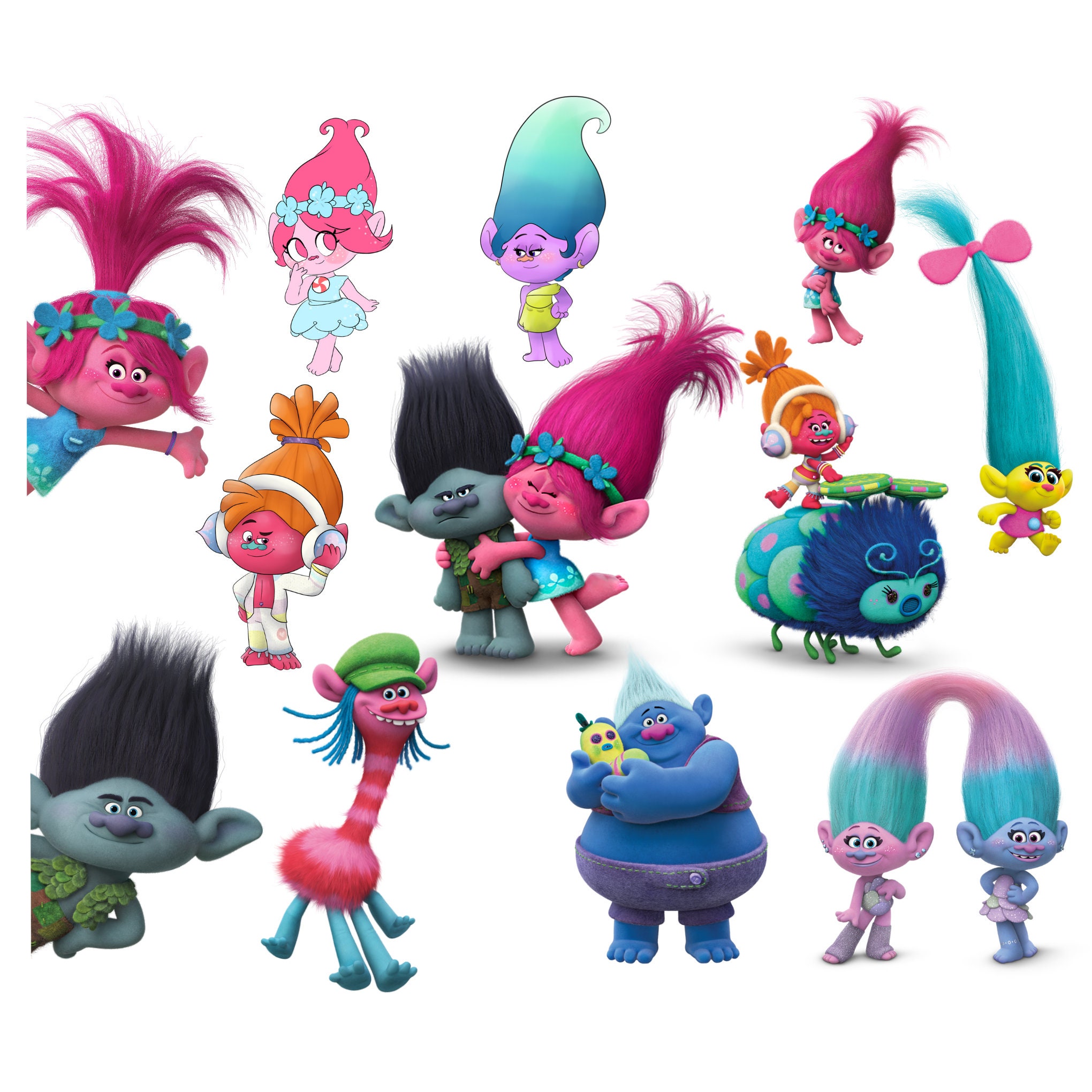 Huge Trolls SVG & PNG Designs Bundle – MasterBundles