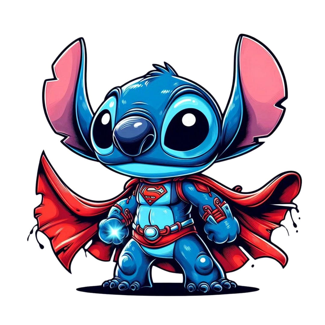 Stitch Super Hero, Stitch Png Clipart, Hero Stitch, Cute Stitch Image ...