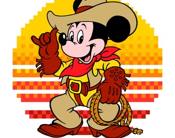 Mickey mouse png clipart, mickey cowboy, mickey mouse design, mickey birthday, instant download
