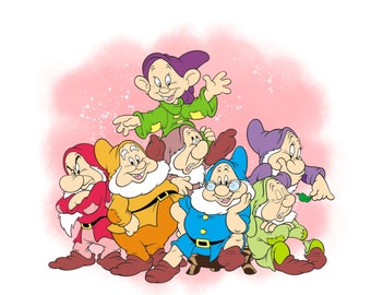 Buy Snow White and Seven Dwarfs Png Clipart, Seven Dwarfs