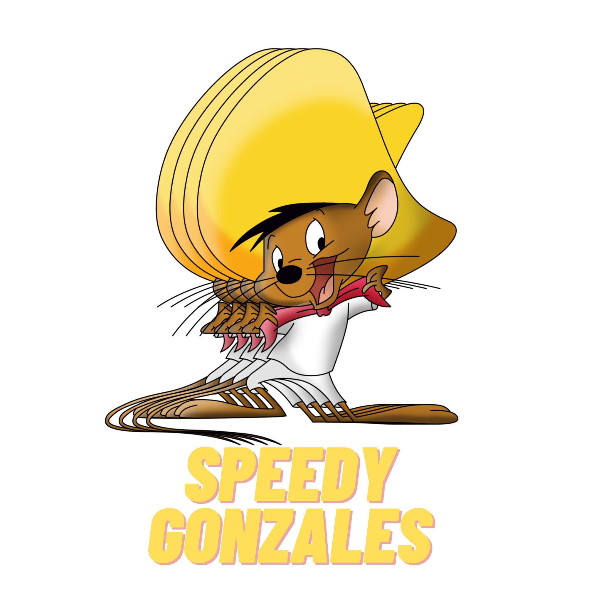 Classic Animation Art — Model sheet of Speedy Gonzales. 1960.