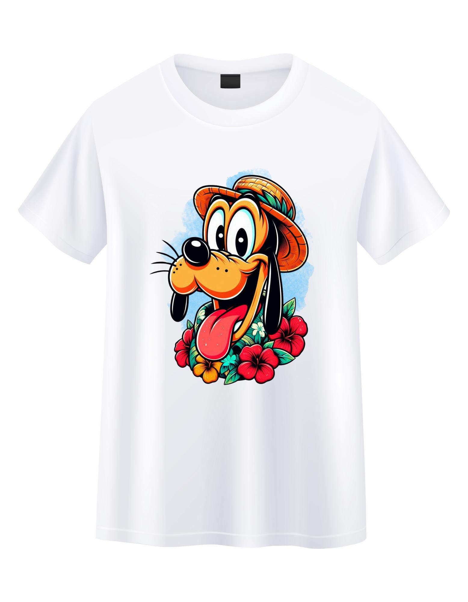 Pluto Summer Vacation, Pluto Hawaiian, Pluto Png Clipart, Mickey