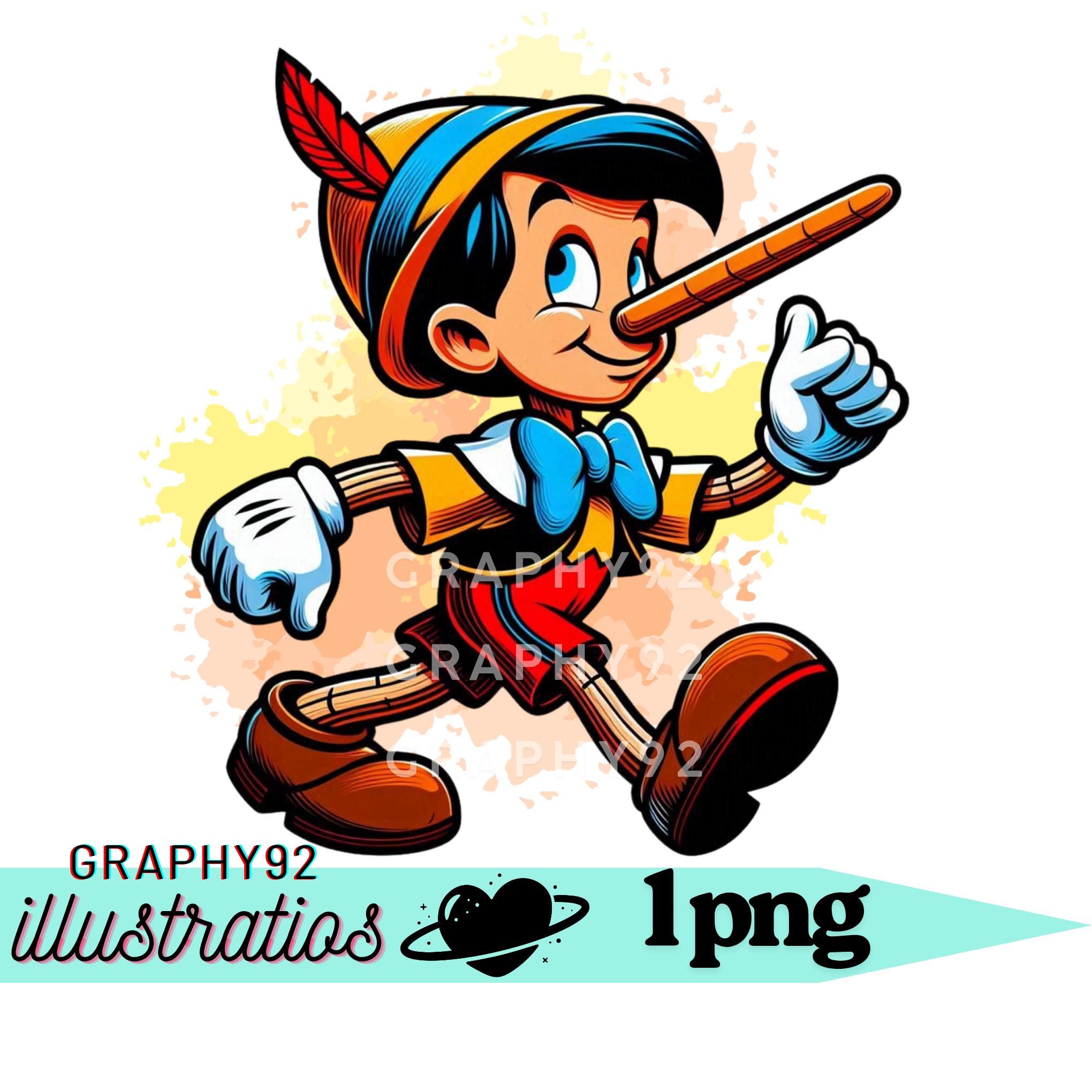 Pinocchio Picture - Etsy