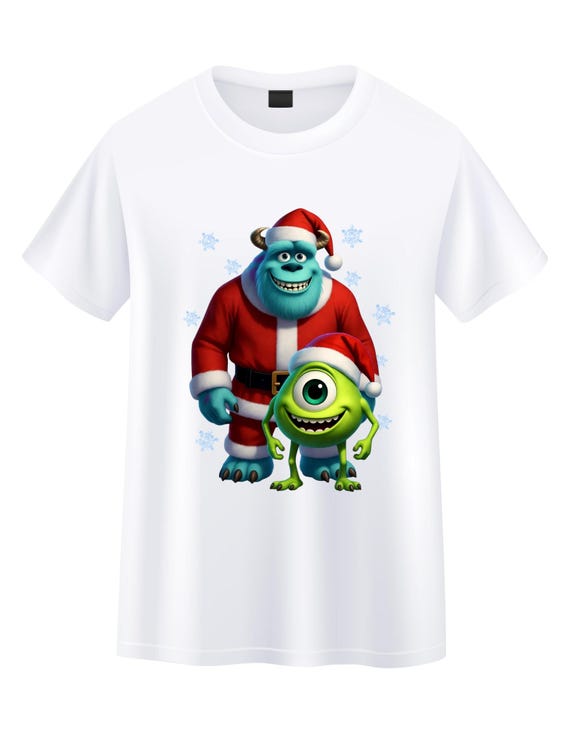 Mosnters Inc Png Clipart, Monsters Inc Christmas, James P Sullivan, Mike  Wazowski Png, Instant Download - Etsy