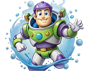 Imágenes PNG de Buzz Lightyear, diseño de Buzz Lightyear, personaje de Toy Story, imagen PNG de Toy Story, descarga instantánea