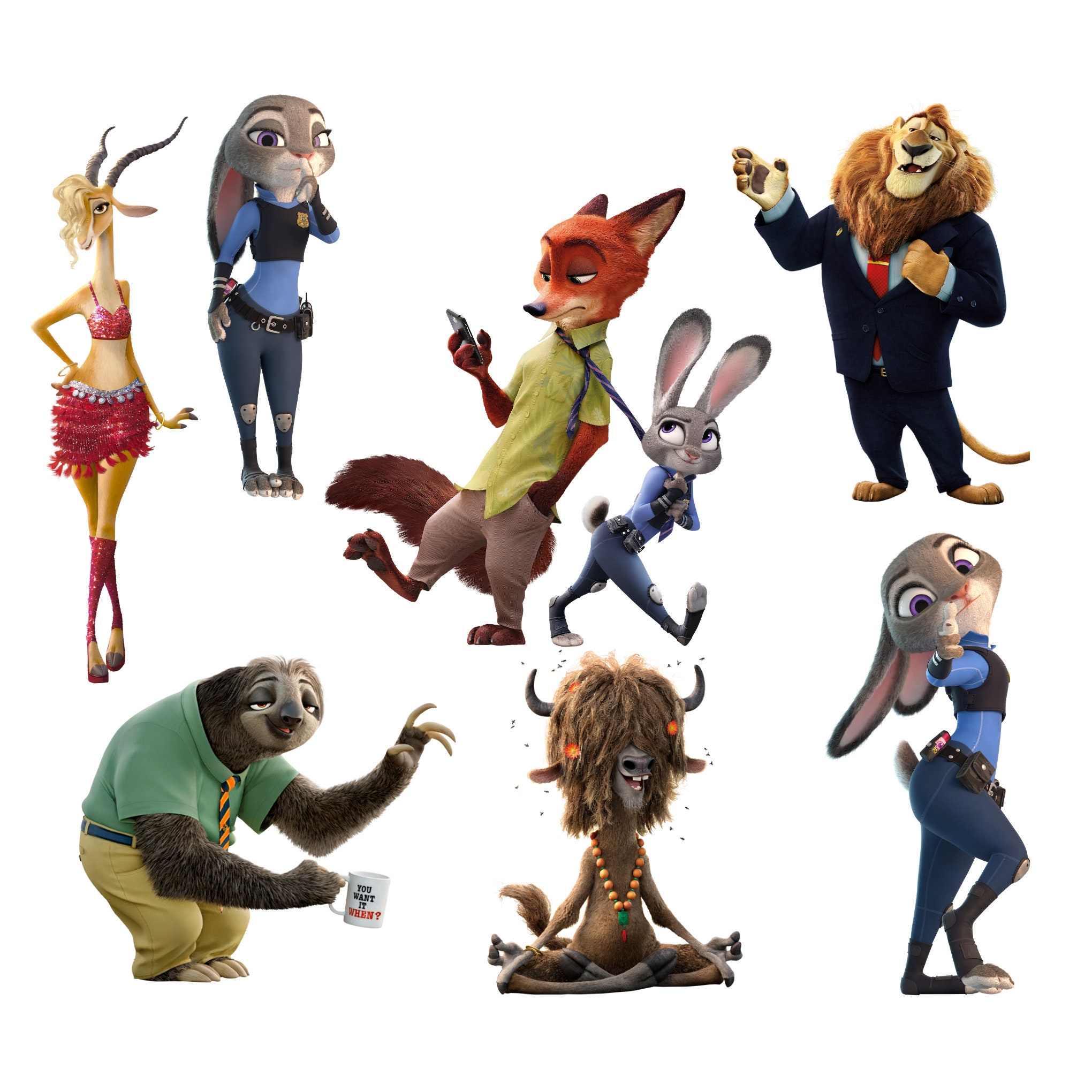 Zootopia characters on sale