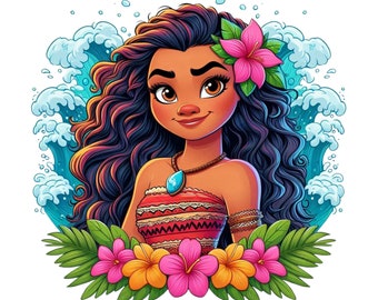 Moana png clipart, moana design, cute moana image, instant download