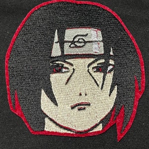 Anime inspired, Large i-ta-chi embroidered iron on ninja patch