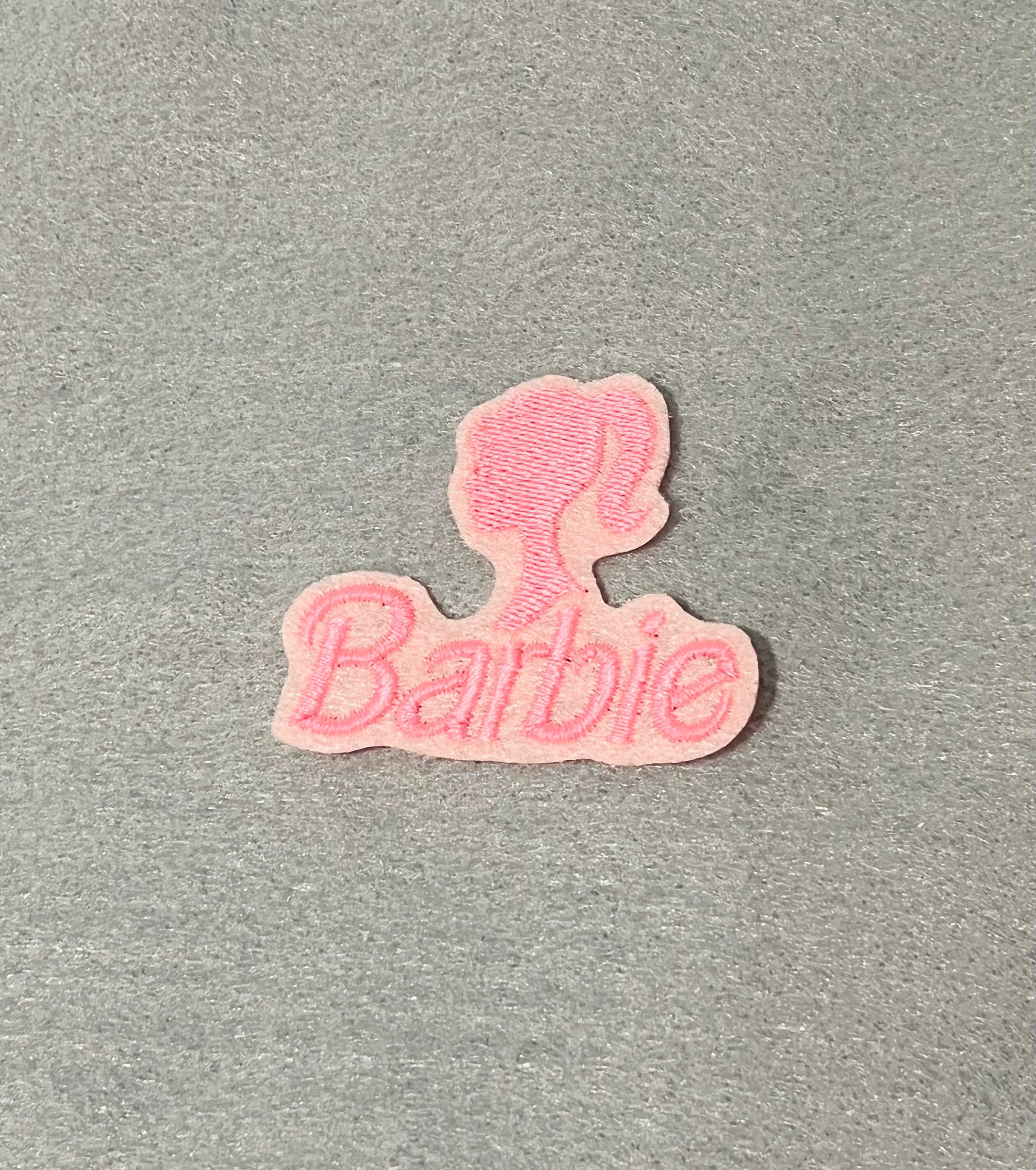 Fabric Iron On Barbie Style Silhouette Applique
