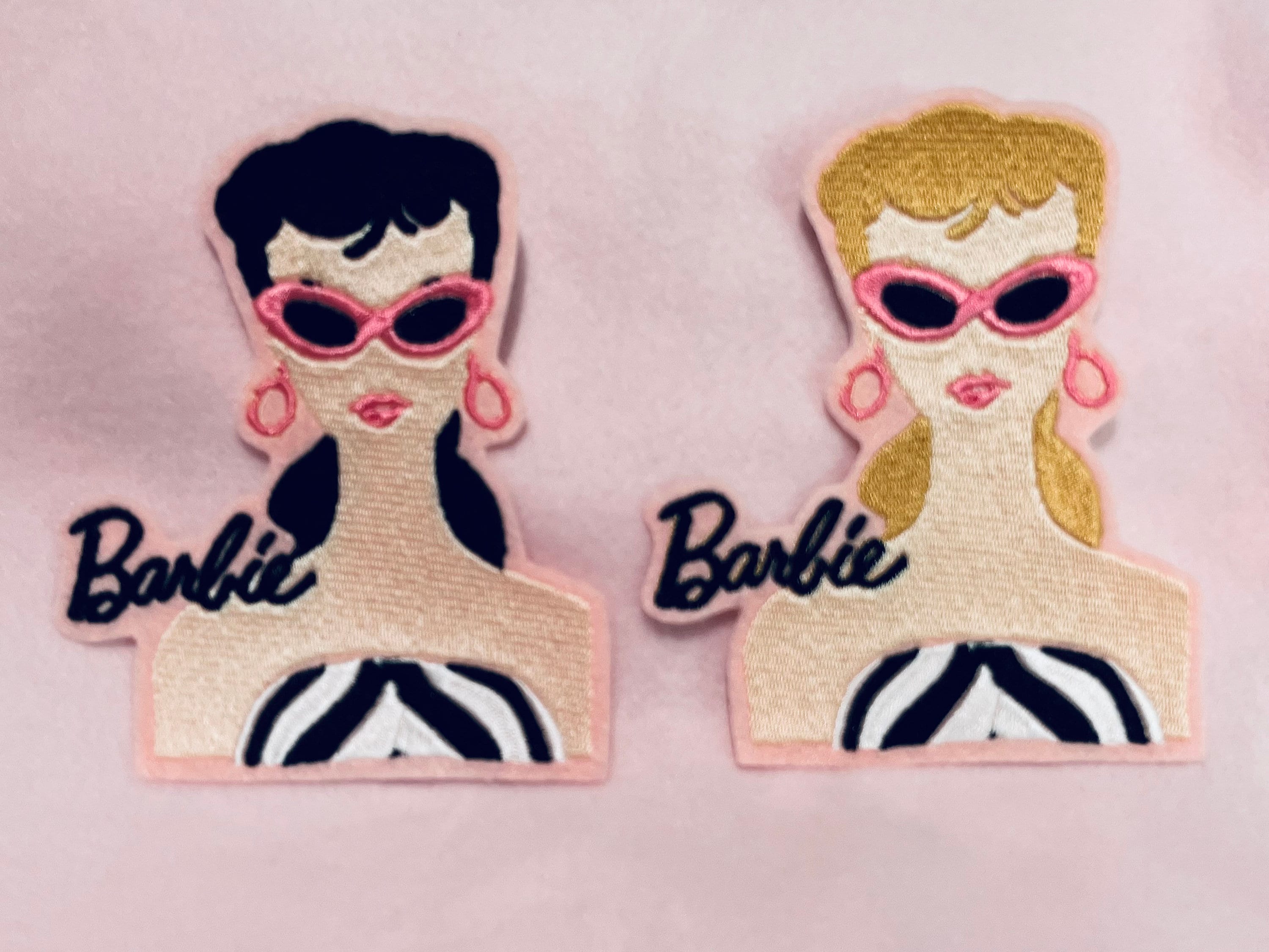Barbie © Portrait Limited Edition - Iron On Patches Adhesive, Size: 6,5 x 6  cm