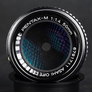 Asahi SMC Pentax-M 50mm f1.4 Lens for Pentax K Mount