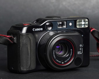 Canon Sure Shot Tele. Canon Autoboy Tele. Vintage Camera Canon Sure Shot Tele. Canon Autoboy Tele. Vintage Camera