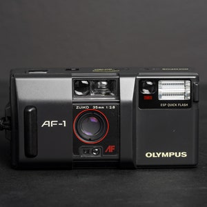 Olympus AF1 35mm Film Camera - Point and Shoot - Mint Condition - MJU II Lens - 35mm f2.8 Zuiko