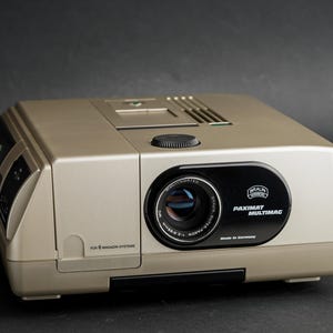 Braun Paximat Multimag SC 643 Dia-Projektor für 35 mm Filme - voll funktionsfähig / getestet - 85 mm Objektiv