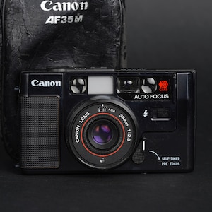 Cámara de película Canon AF35M/Autoboy: cámara compacta y totalmente funcional, probada