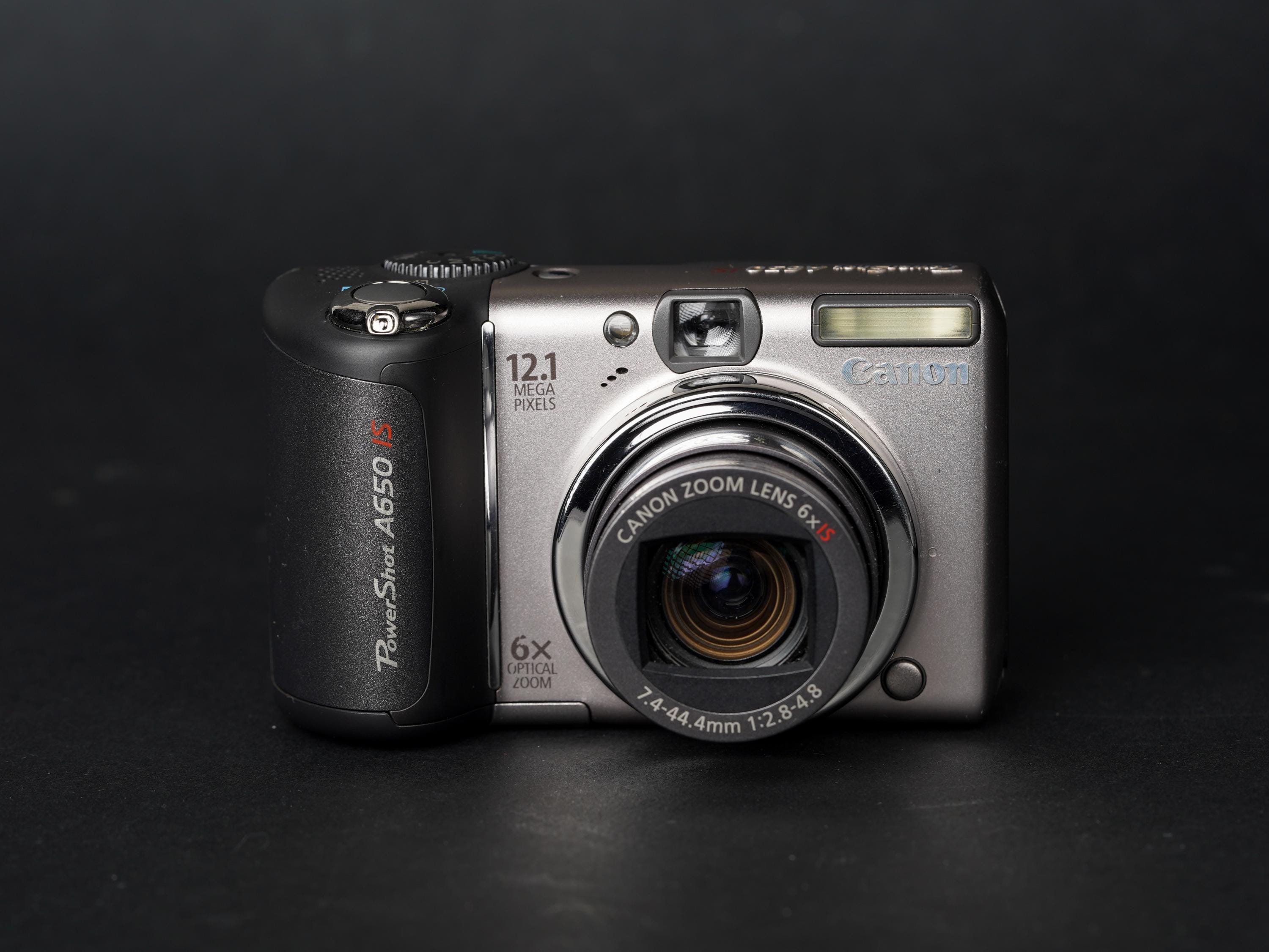 Canon Powershot A650 IS 12.1MP Digital Camera Silver Tested