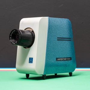 Proyector de diapositivas Pentacon Aspectar 150A de 35 mm - En caja - Stock antiguo nuevo
