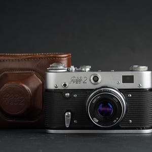Russian FED 2 Rangefinder Film Camera - For 35mm Film - Fully Working/Tested