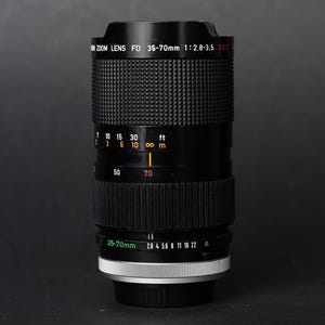 Canon FD 35-70mm f2.8-3.5 S.S.C. Lens for Canon F-1/AE-1/At-1/Av-1/EF/Ftb - Mint Condition - Rare Lens