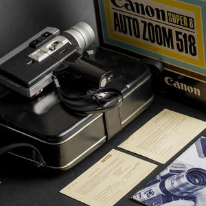 昭和レトロ　Canon AUTO ZOOM 518 SUPER 8 本体 Canon Auto Zoom 518 Super 8 Movie Video Film Camera Tested