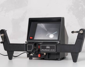 Braun Paximat Super 8-Projektor mit Leinwand – für 8-mm-Film/Super-8-Film – voll funktionsfähig/getestet