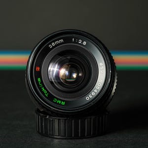 Tokina RMC II 28mm f2.8 Lens for Canon FD - Works with Canon Ae-1 Program, F-1, Ae-1, Av-1,A-1 - Mint Condition
