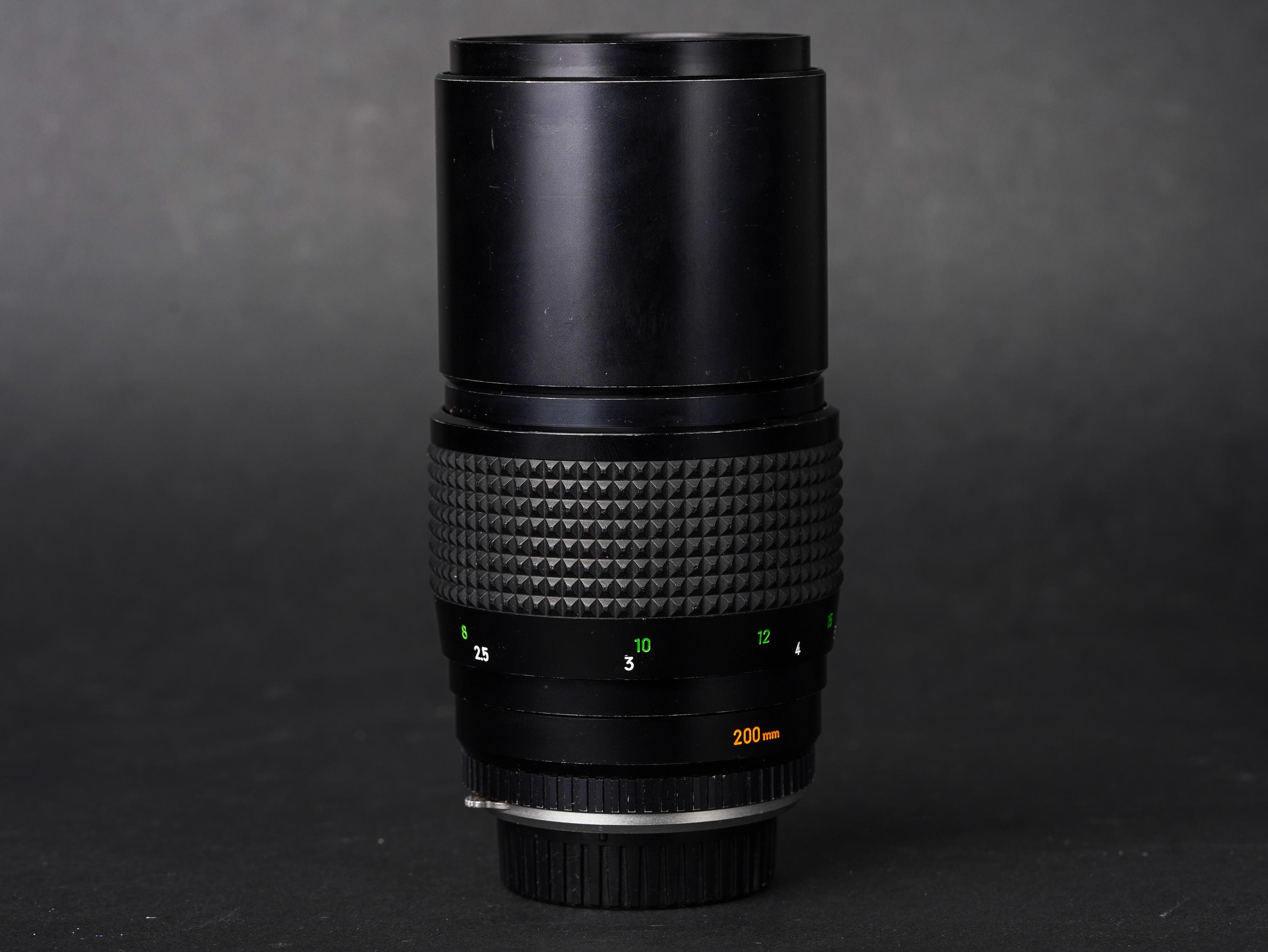 Minolta MC Tele Rokkor QF 200mm F/3.5 Lens for Minolta MD