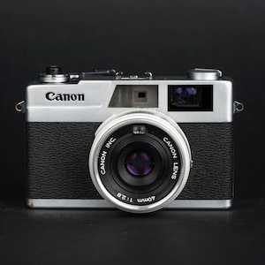 Canon Canonet 28 Film Camera - Film Rangefinder Camera for 35mm Film - Fully Working/Tested - A++ Condition - With Half Case