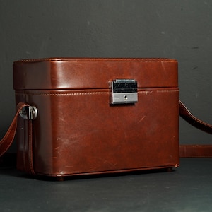 Vintage Camera Bag/Case - Brown Vintage Bag for Film Cameras