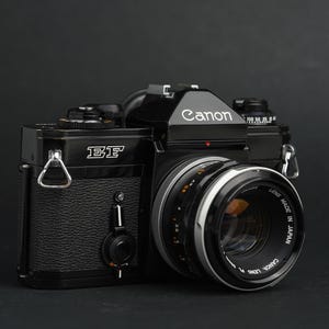 Canon EF SLR Film Camera + Canon 50mm f1.8 Lens - Working/Tested - READ