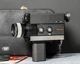 Zeiss Ikon Moviflex M808 Super 8 Camera - Fully Working - Schneider-Kreunzach Variogon Lens