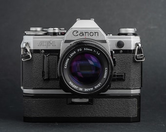 Canon AE-1 シルバー Lends 50mm f1.8 Amazon.com : USED Canon AE-1 with 50mm F1.8 : Electronics