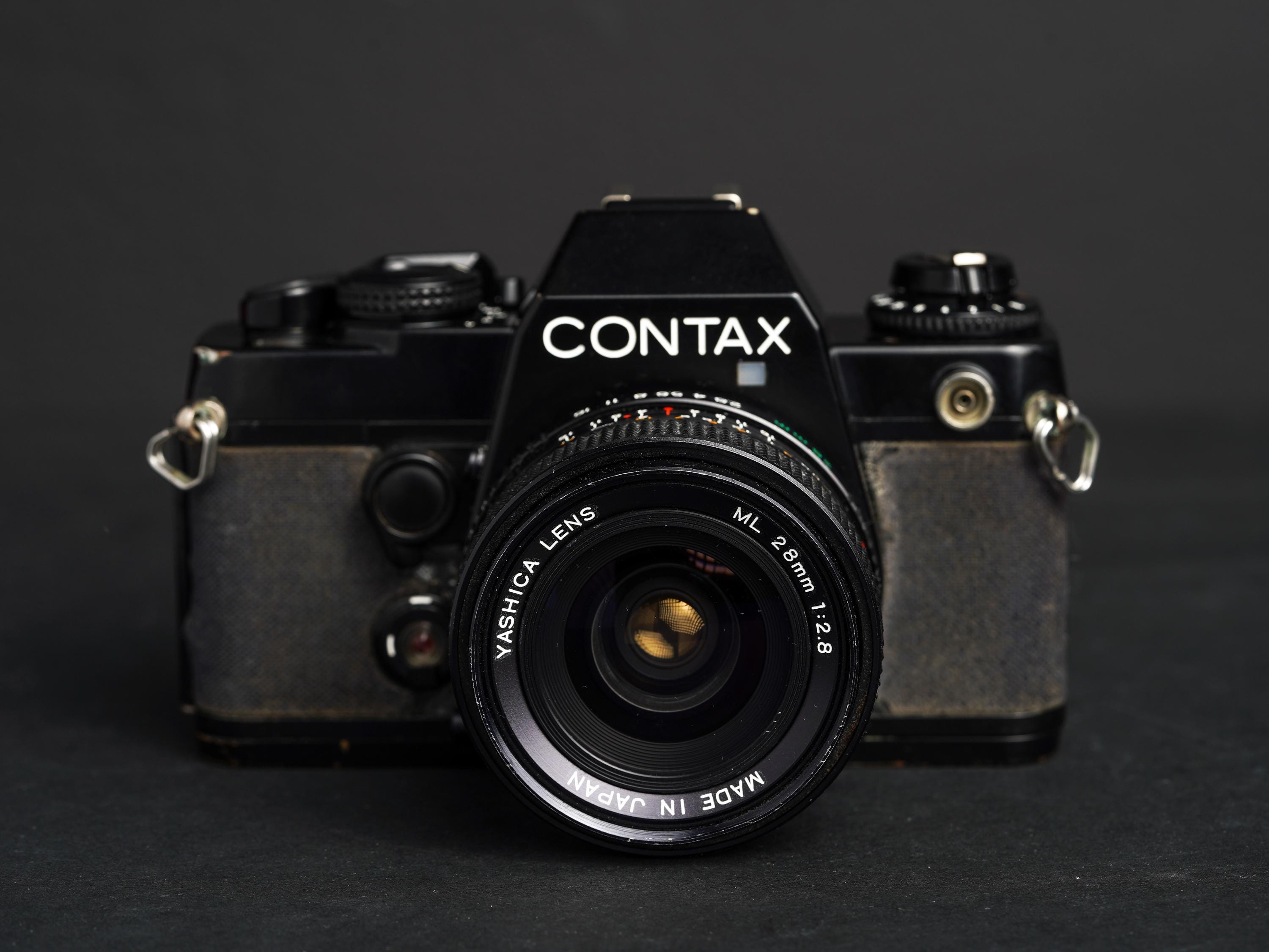 フィルムカメラ CONTAX 139Q / YASHICA ML 28mm F2.8 Contax 139 Quartz SLR Film Camera With Yashica ML 28mm F2.8