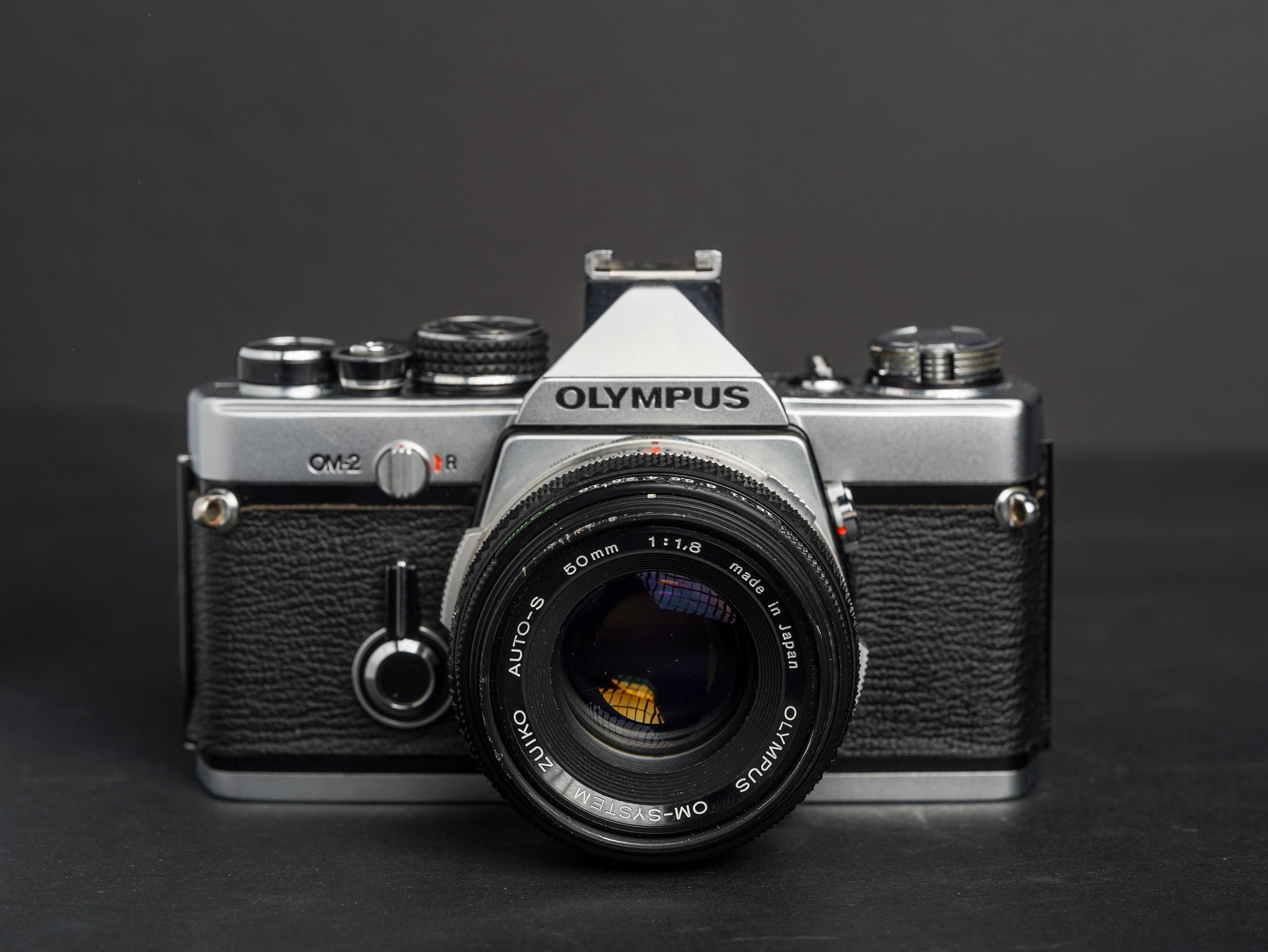 フィルムカメラ olympus om-2n zuiko mc auto-s 50mm f1.8 olympus om-2n zuiko mc auto-s 50mm f1.8 フィルムカメラ Olympus OM-2N +