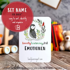 Druckbare Emotionen Karte für Kinder, Download von Monster Gefühlen Karten, Emotionstherapie, Entwicklung von emotionaler Fähigkeiten Bild 6