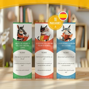 Marcapáginas Español Niños - Bookmarks Lectura - Afirmaciones Positivas - Material Educativo PDF
