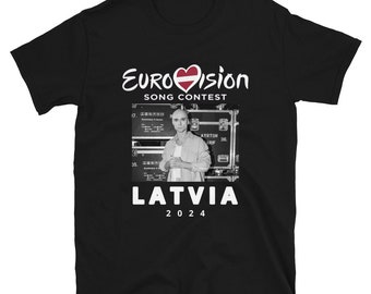 Eurovision 2024 Event Latvia Unisex T-Shirt