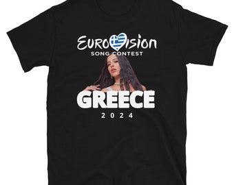 T-shirt unisex evento Eurovision 2024 Grecia