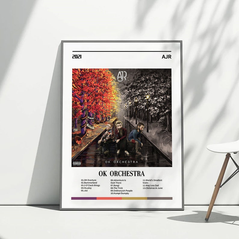 OK ORCHESTRA AJR Poster / Album Custom Poster / Album Cover / Etsy Israel