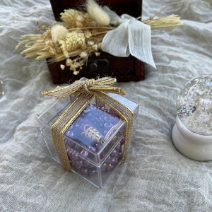 Personalized Pearl Rosary, Gift, Rosary Box Gift, Rosary Grains, Gift for Guests, Mawlid Gift, Islamic Gift, Engagement Gift, Wedding Favors