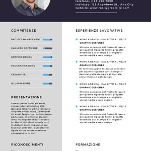 Crea la tua storia visiva: curriculum professionale per grafici