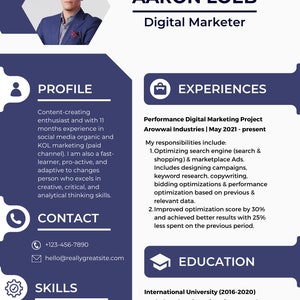 Dai forma alla tua narrativa digitale: curriculum professionale per esperti di marketing digitale!