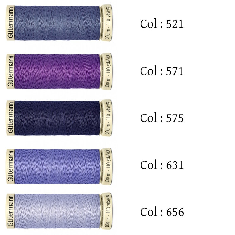 Gutermann fils pour tout coudre 100 m polyester image 5