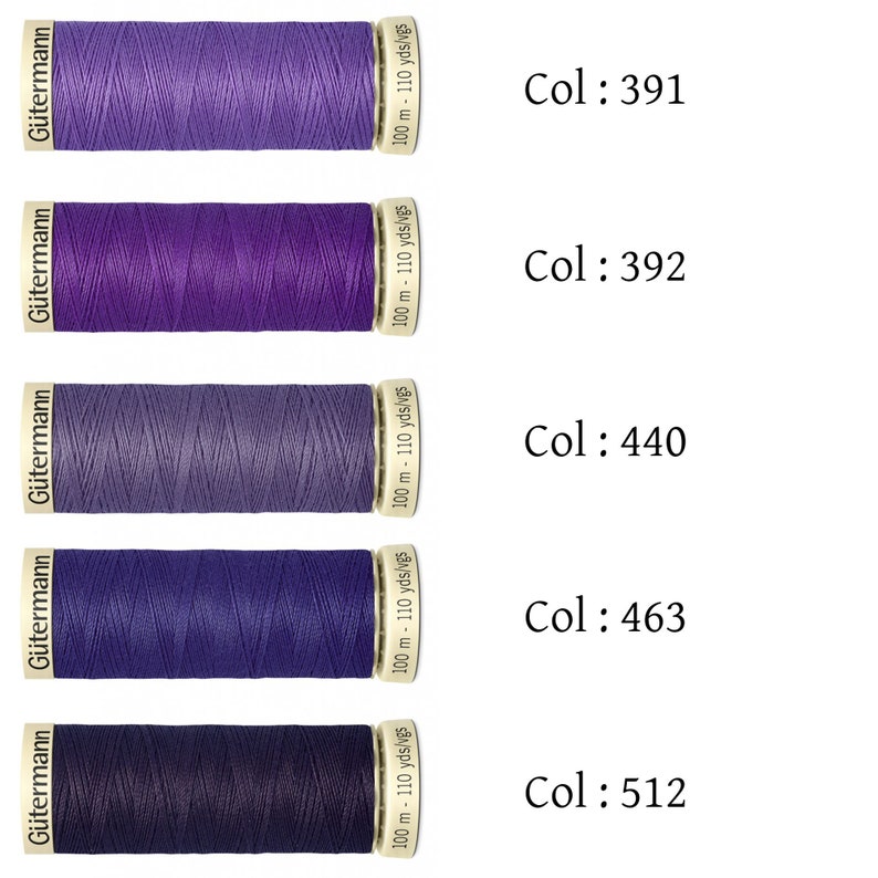 Gutermann fils pour tout coudre 100 m polyester image 4